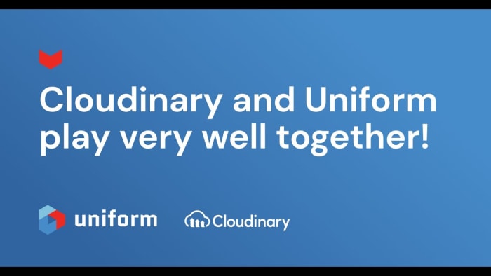 Poster image for: Uniform and Cloudinary play very well together!