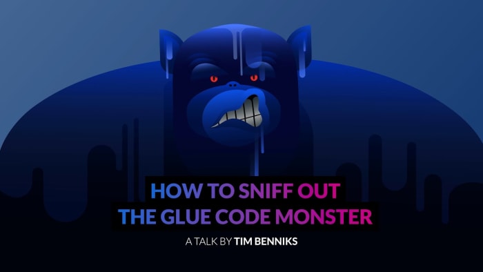 Poster image for: CityJS conference talk: How to sniff out the glue code monster