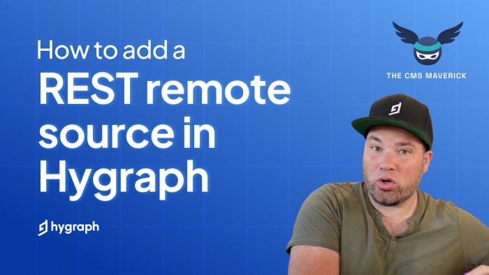 Poster image for: How to add a remote REST source to Hygraph