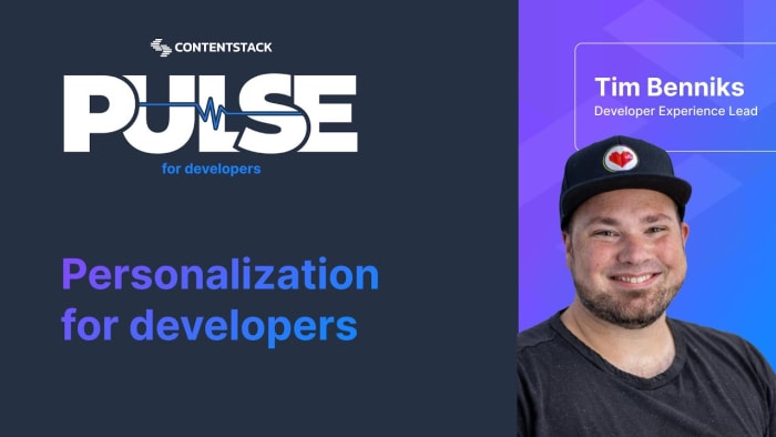 Poster image for: Contentstack Personalization for developers