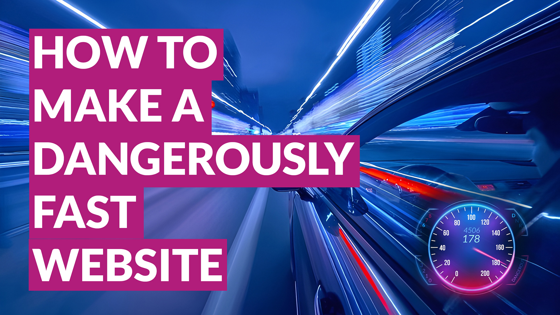 How I supercharched my website's speed