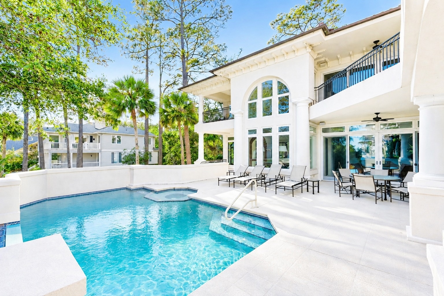 Private pool at vacation rental