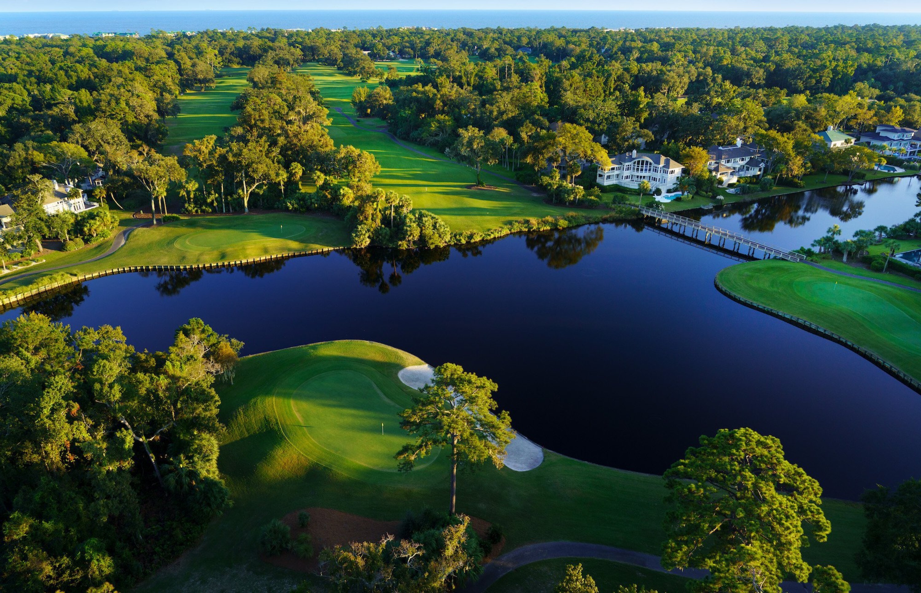Aerial view of Arthur Hills Course