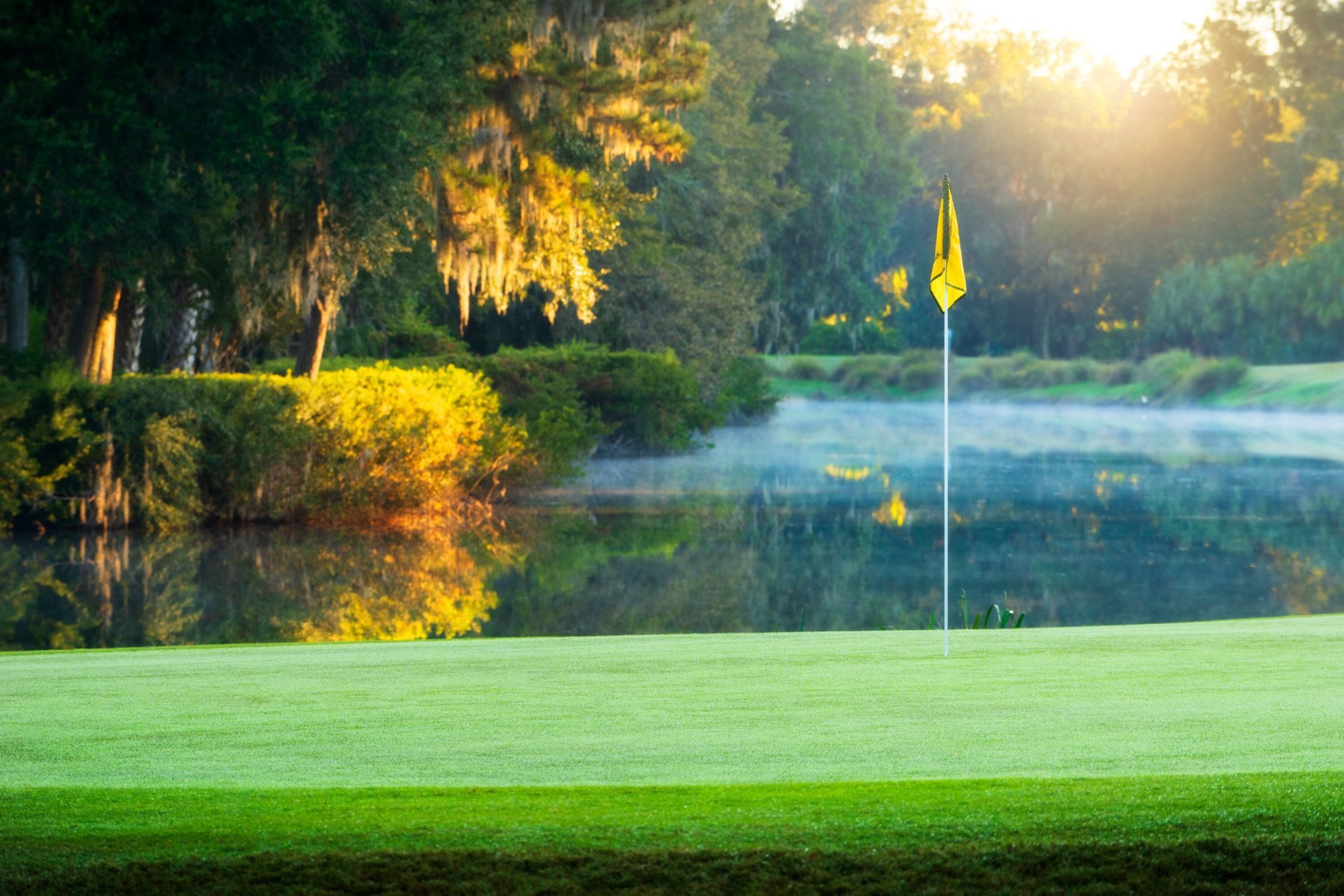 Lagoon and hole at Arthur Hills Course