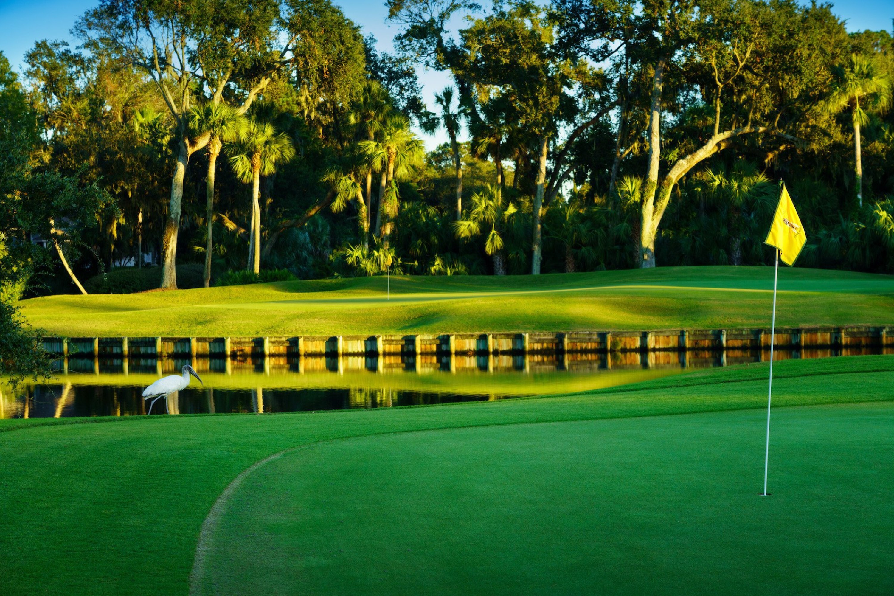 Lagoon and hole at Arthur Hills Course