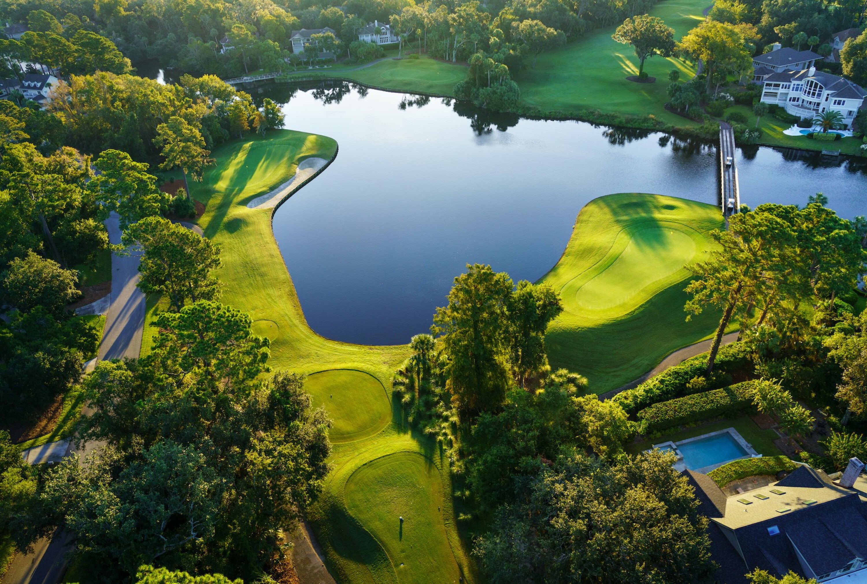 Aerial view of Arthur Hills Course