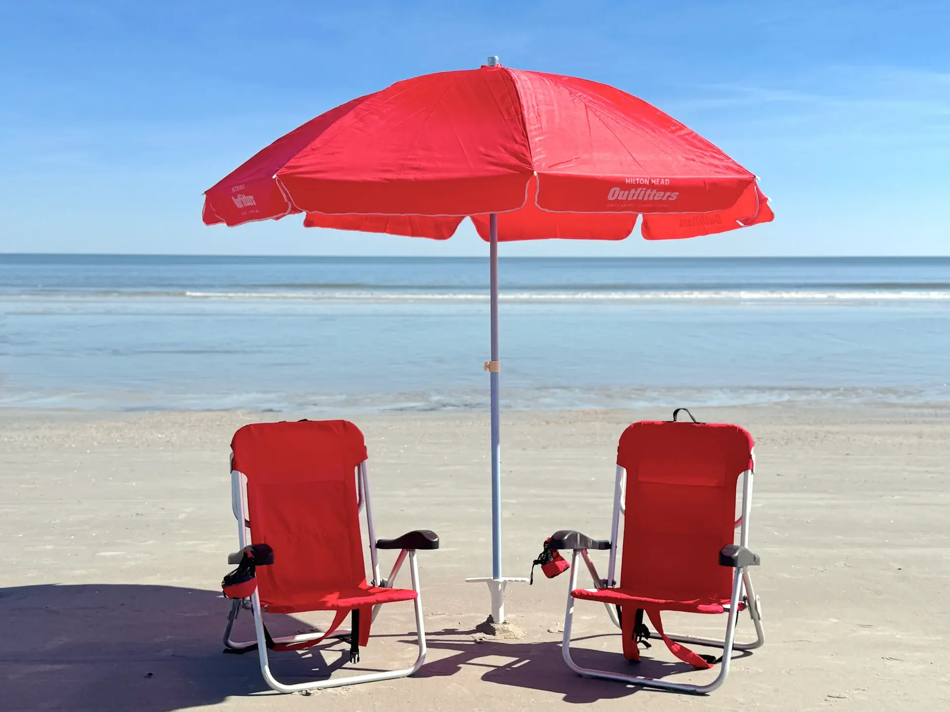 Beach Chairs and Umbrella V2