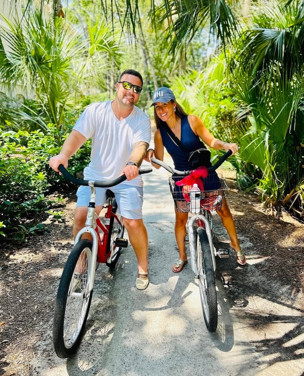 Hilton Head Outfitters Bike Rentals People on Bike Trail