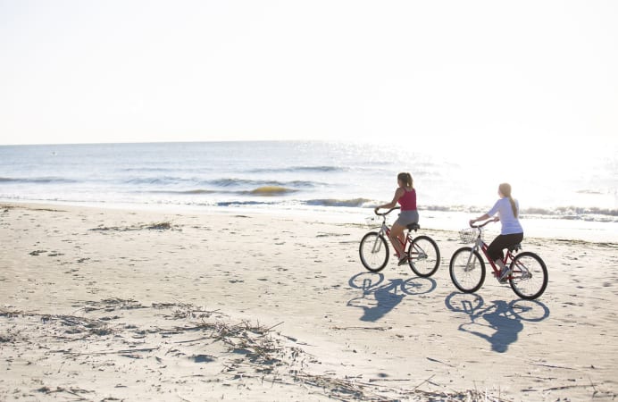 Bikes beach