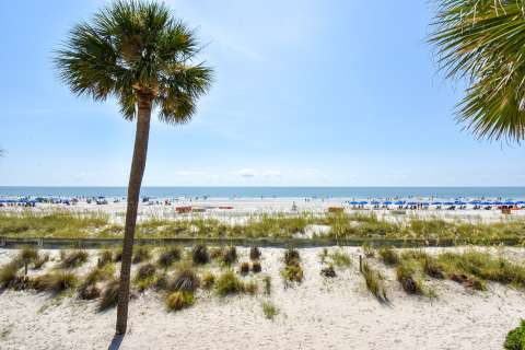 Beach access at Beach Villa