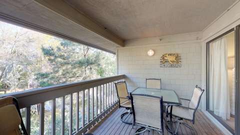 Private porch at Centre Court Villas