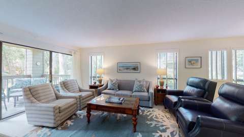 Living room at Centre Court Villas