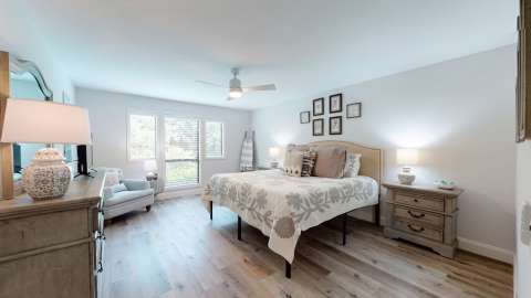 Primary bedroom at Centre Court Villas