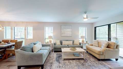 Living room at Centre Court Villas