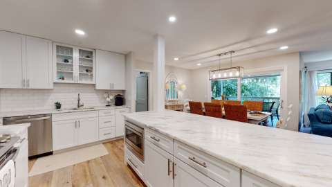 Kitchen at Fazio Villas