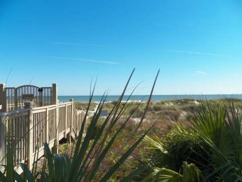 Beach access at Hampton Place Villas