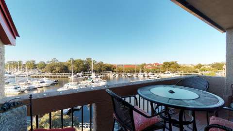 View from a patio at Harbourside
