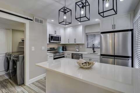 Updated kitchen at Hickory Cove
