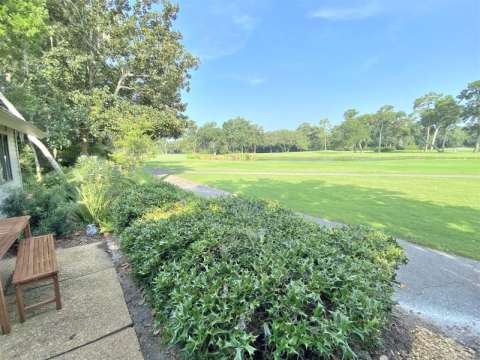 Golf course view from a villa at Inverness Village