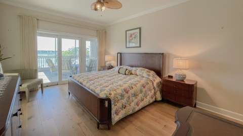 Bedroom at a Mainsail villa