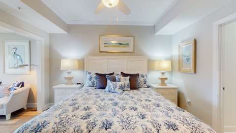Bedroom at a Mainsail villa