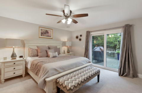 Primary Bedroom at Queens Grant Villas