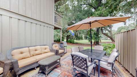 Patio in a villa at Water Oak
