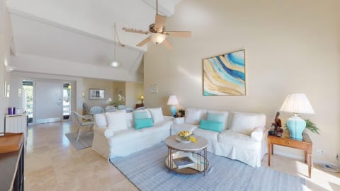 Living room at the Beach VIllas
