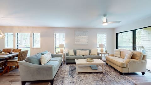 Living room at Centre Court Villas