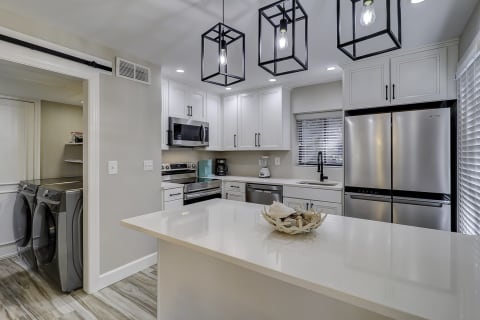 Updated kitchen at Hickory Cove