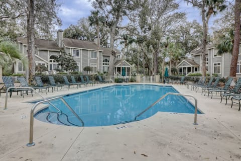 Community pool at Huntington Villas