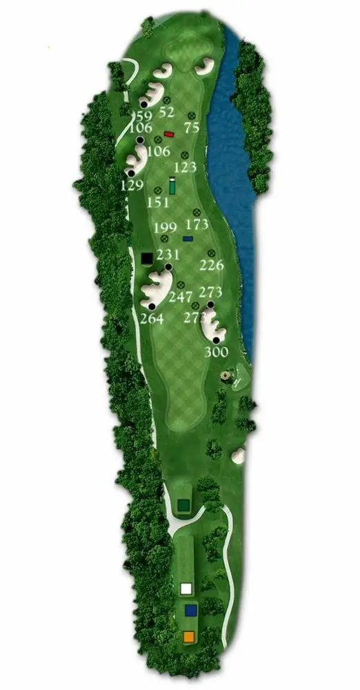 Robert trent jones course hole 15