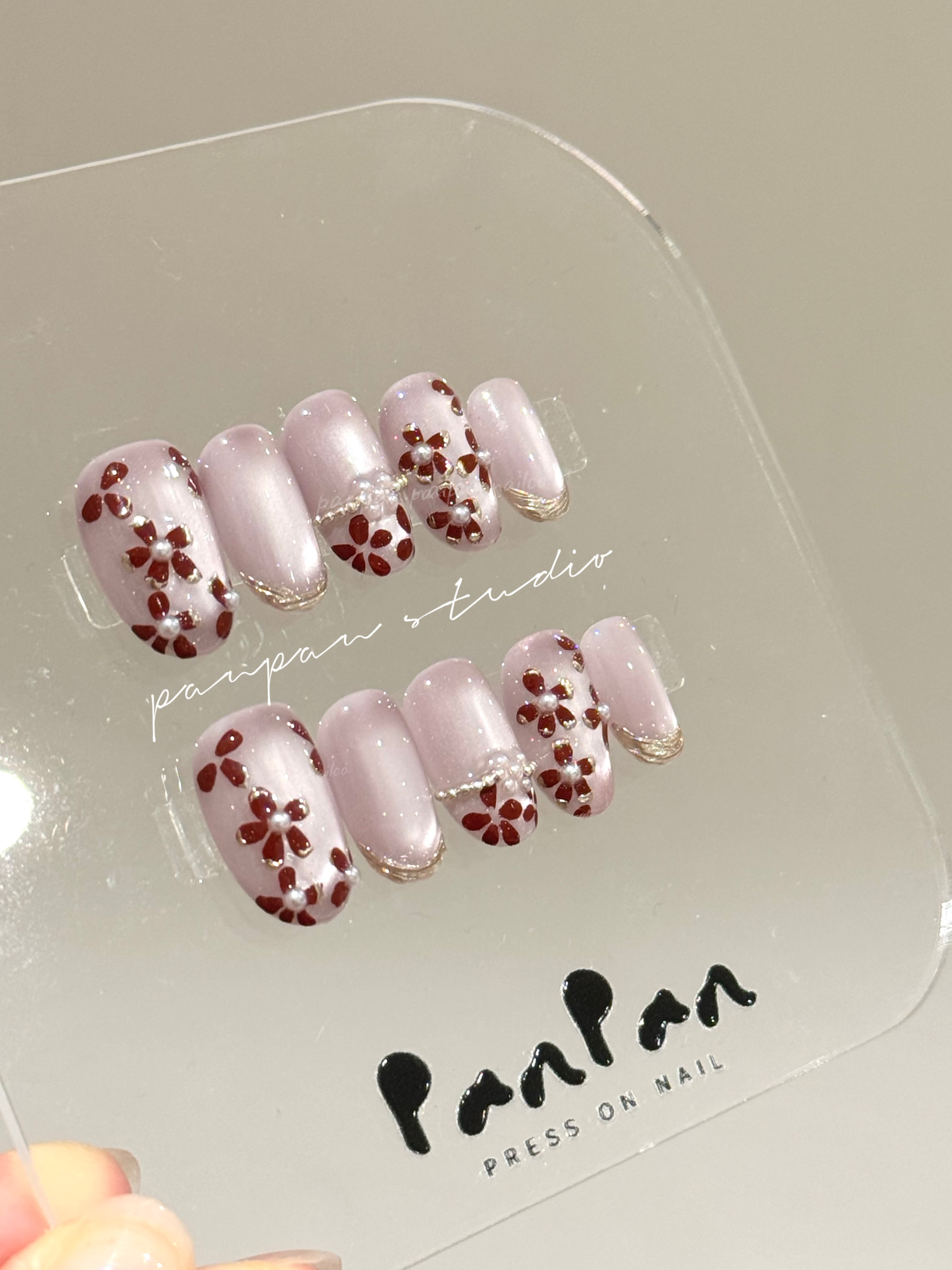 Red Petals (short oval)