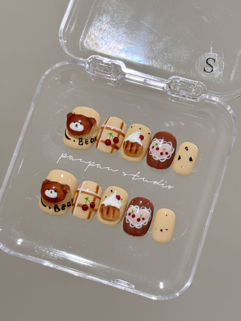Cupcake Bear (short square round) 细节 3