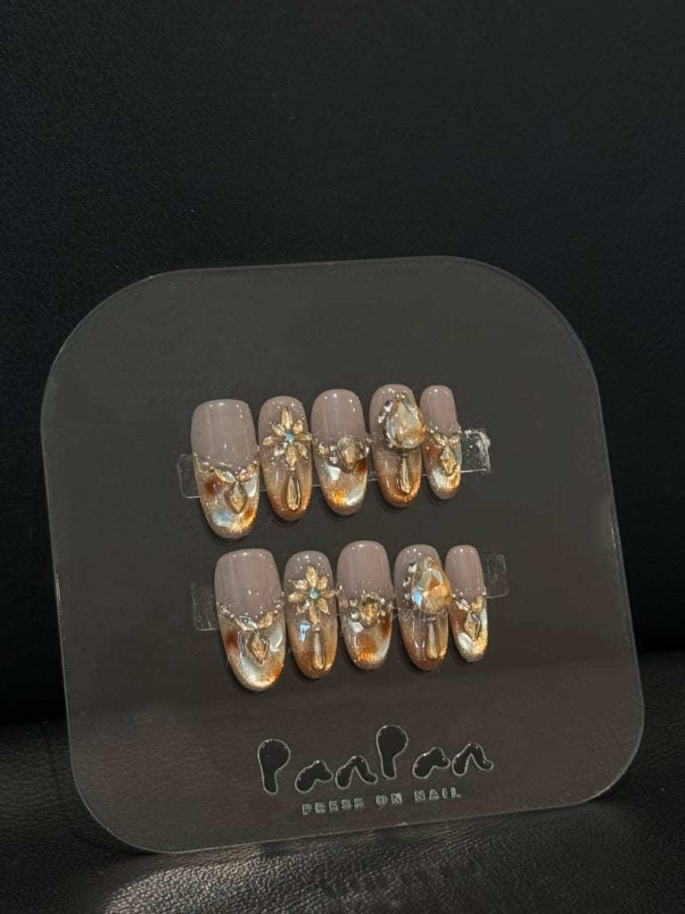 Amber Gold Sparkle 细节 1