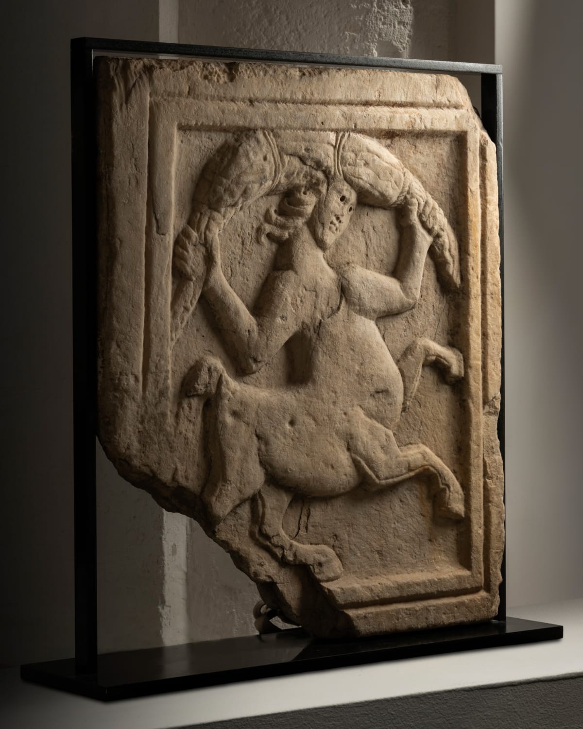 DOUBLE-SIDED ROMANESQUE PLUTEUS Northern Italy, 12th century