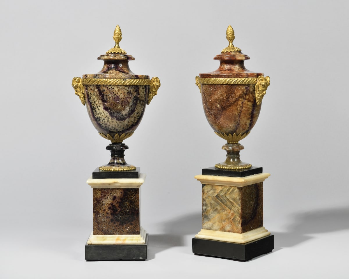 Pair of vases in Blue John, in the style of Matthew Boulton (1728–1809)