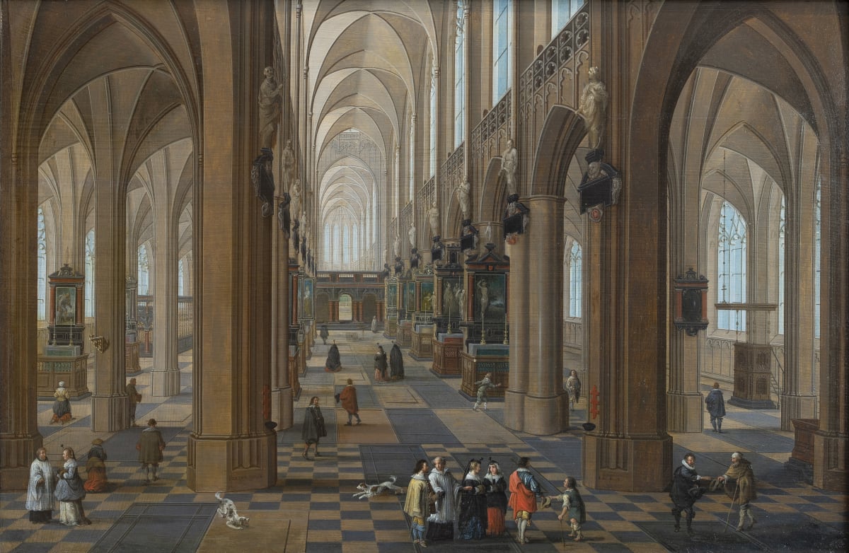 Intérieur de la Cathédrale d’Anvers