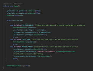 Working with unity