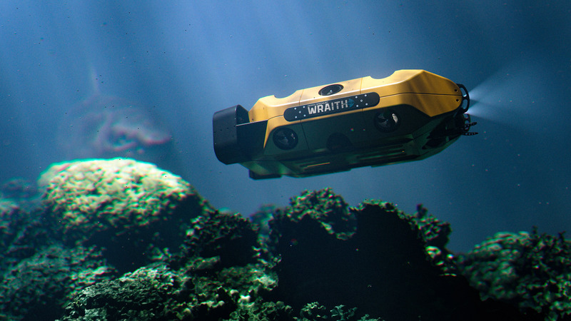 Mission Specialist Wraith operating underwater