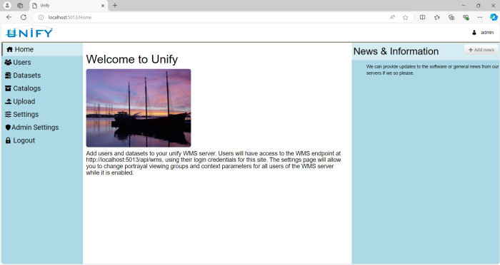UNIFY homepage