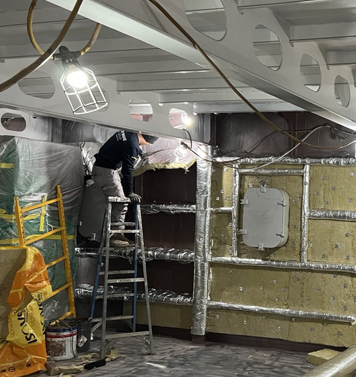 Isover marine insulation