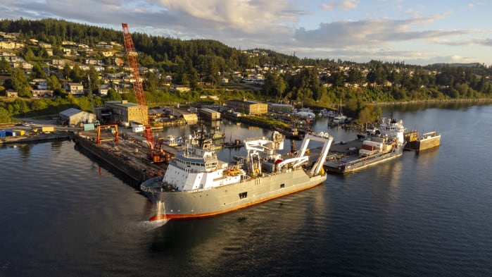 Ocean Guardian vessel at sea