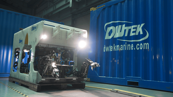 DWTEK proprietary work-class ROV Monew, engineered and manufactured in Taiwan
