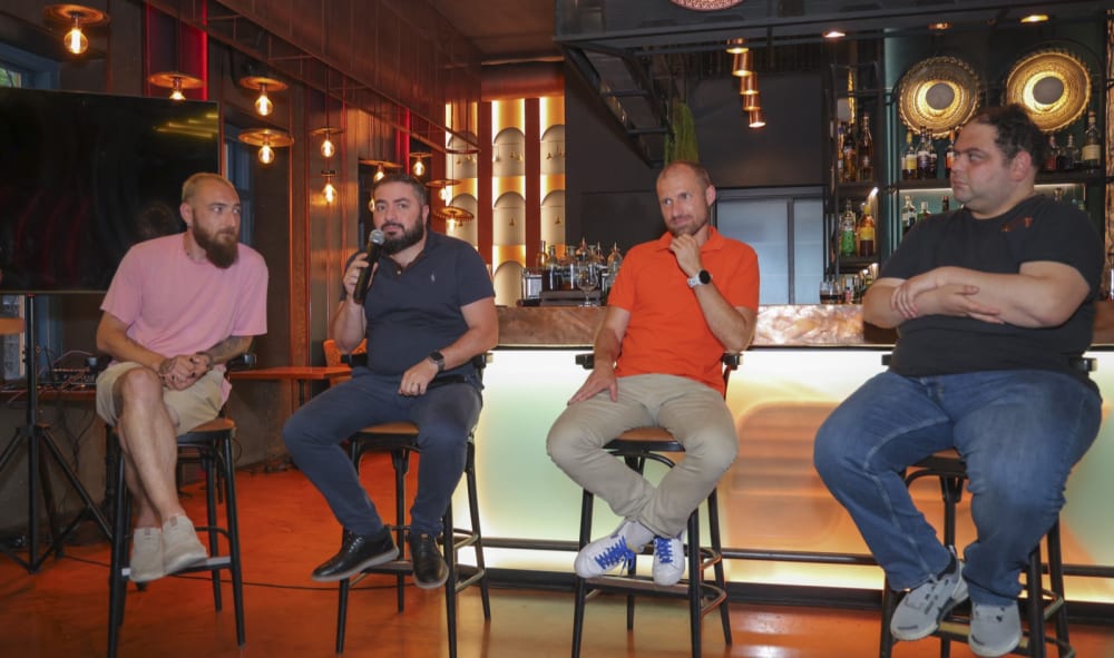 Provectus Forward Deployed engineers at a meetup in Yerevan, Armenia