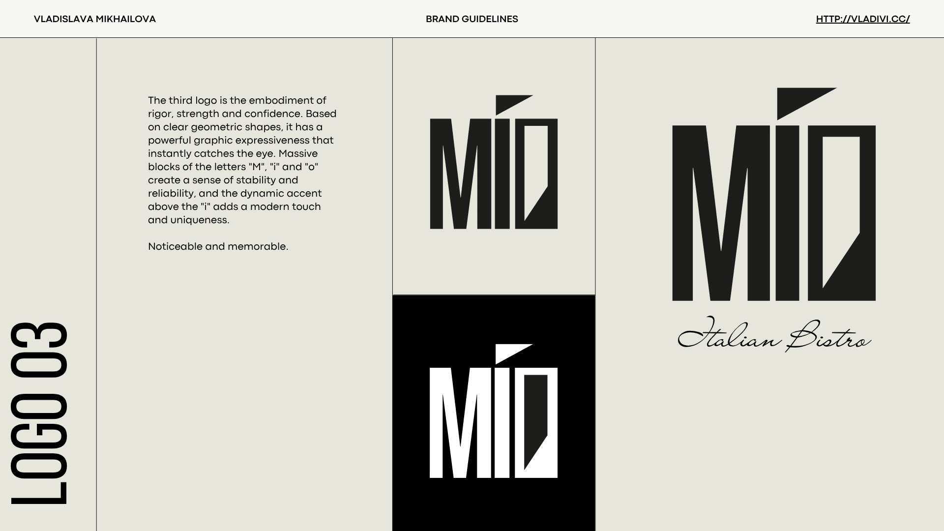Logo 03 — bold geometric MIO