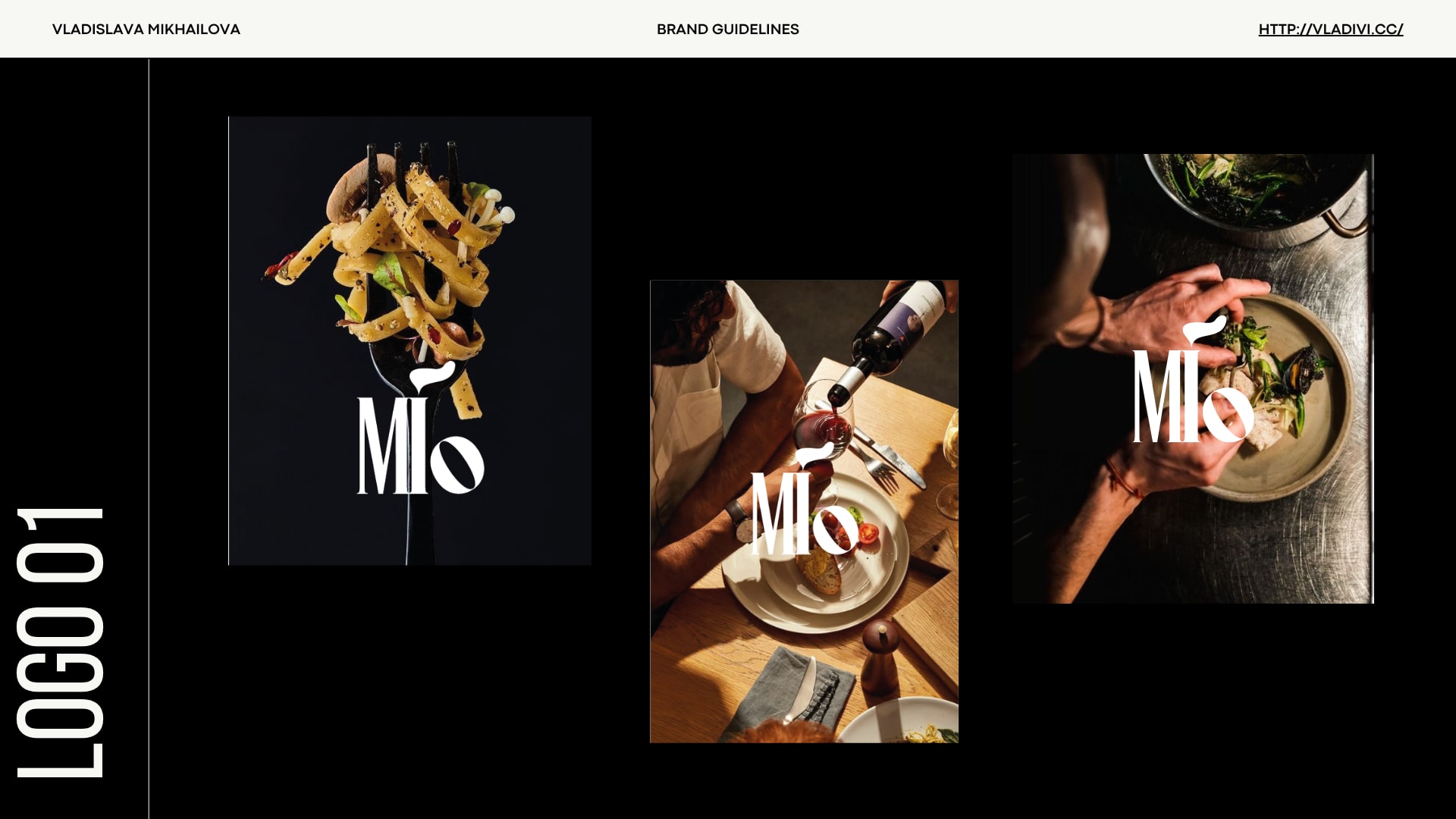 Logo 01 applied to food photography