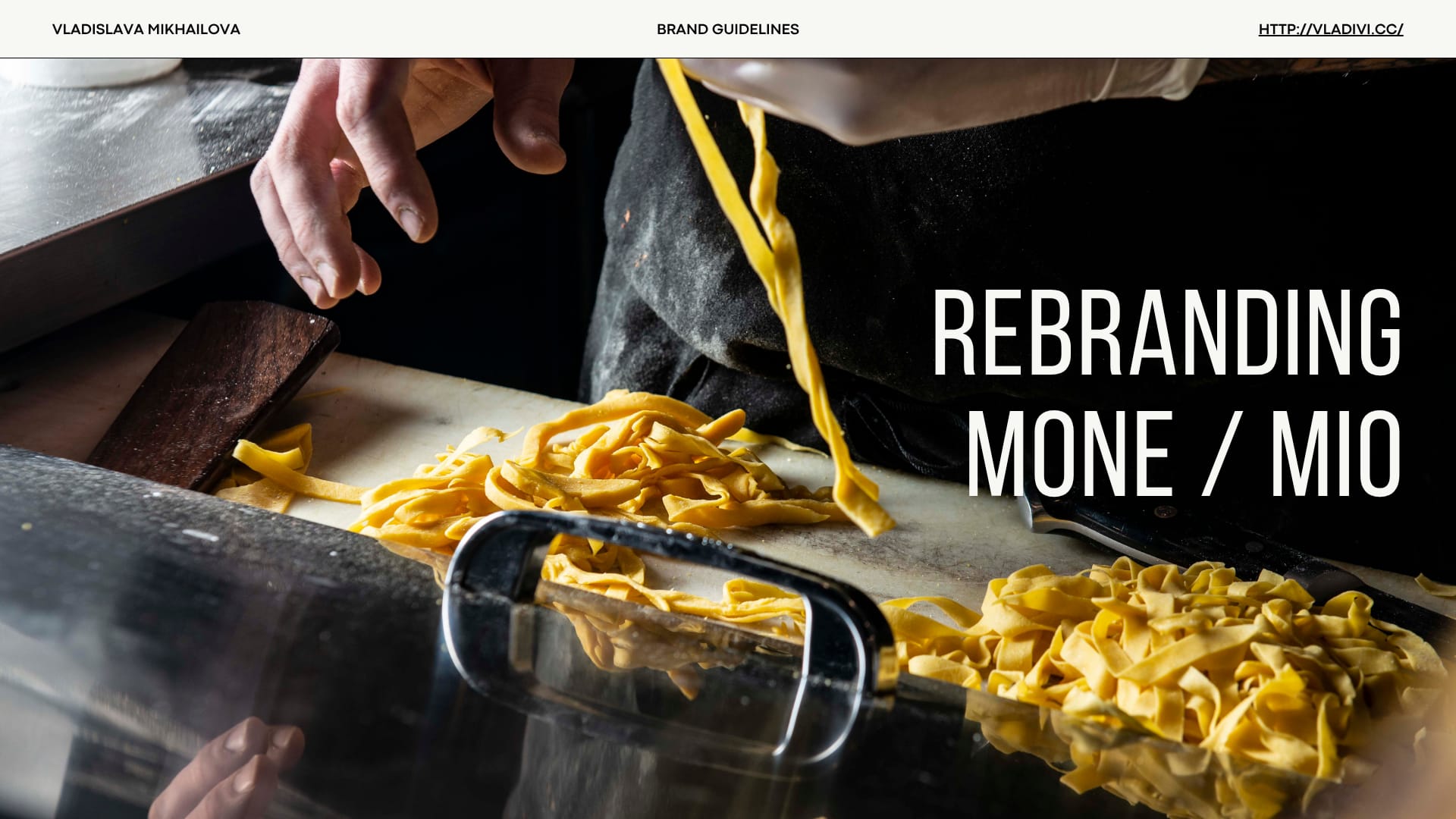 Rebranding Mone / Mio — brand guidelines cover