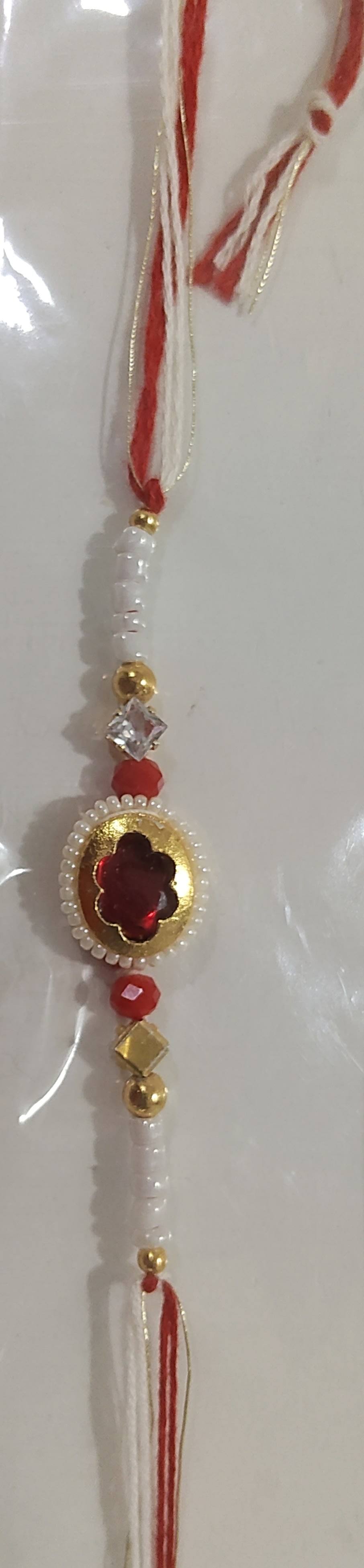 Red stone Rakhi