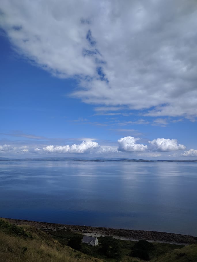 view from laggan cottage